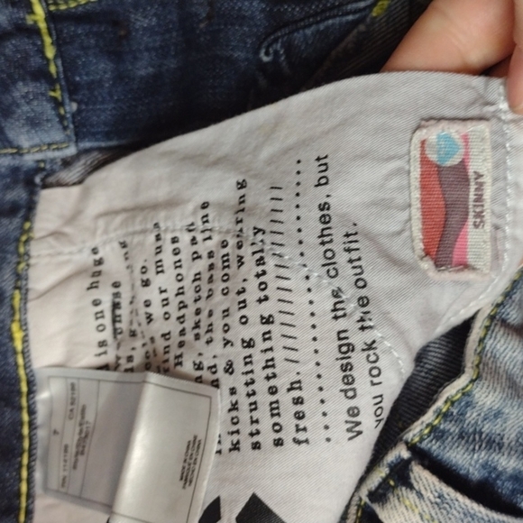 Roxy - limited edition skinny jeans size 7 - Picture 3 of 5